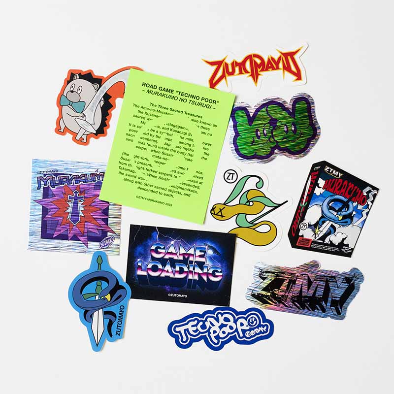 MURAKUMO GOTOCHI Card & Sticker Set - ZUTOMAYO MART