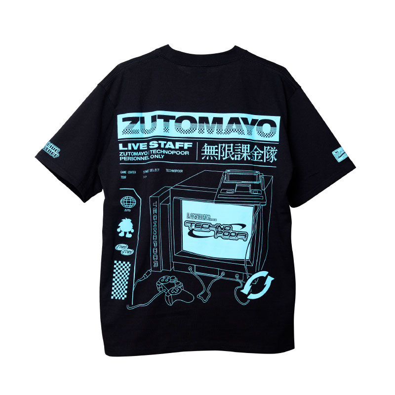 TECHNO POOR STAFF TEE ＆ BANDANA - ZUTOMAYO MART