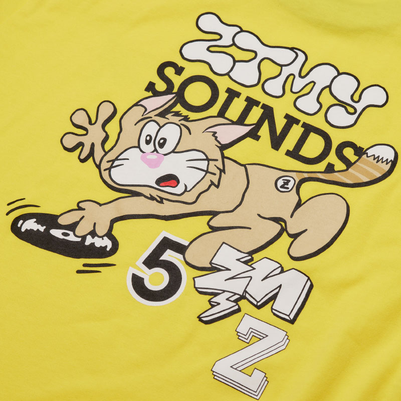 ZTMY GINGER CAT TEE (Yellow) - ZUTOMAYO MART