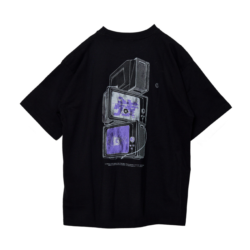 強TV Tee (Black) - ZUTOMAYO MART