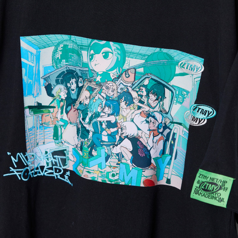 ZUTOMAYO 5th Tee 2 (Black) - ZUTOMAYO MART