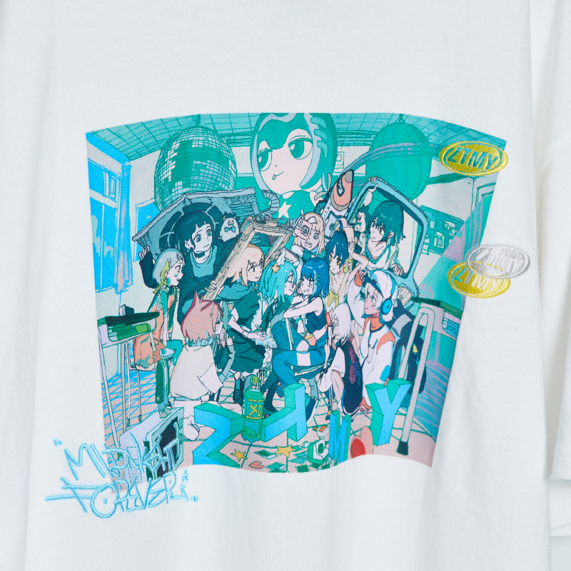 ZUTOMAYO 5th Tee 2 (White) - ZUTOMAYO MART