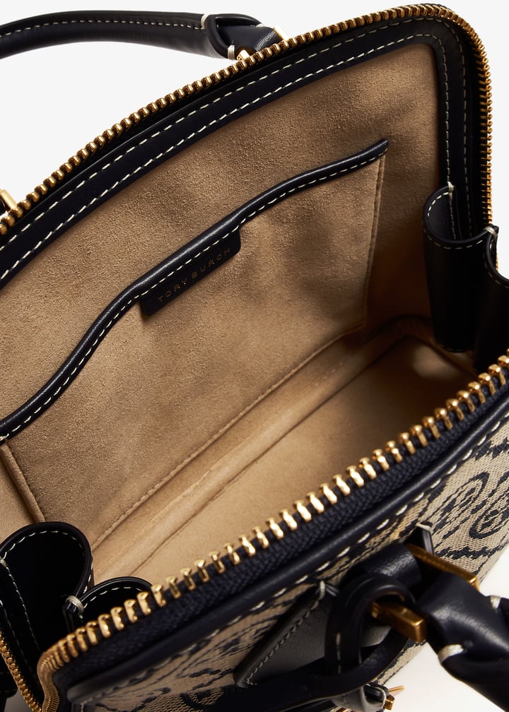 Tory Burch Mini T Monogram Swing satchel for Women - Blue in USA