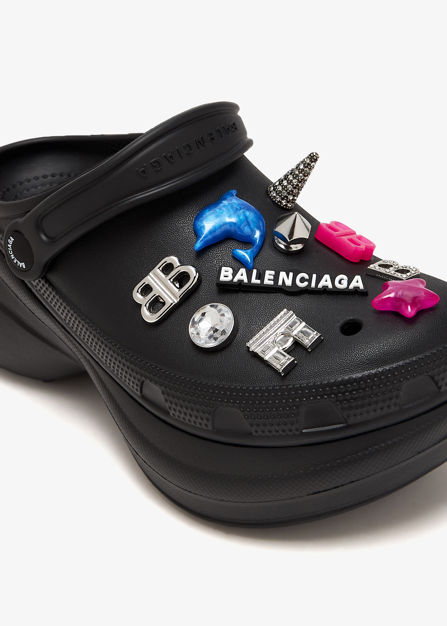 Balenciaga x Crocs Jibbitz mules for Women - Black in USA | Level