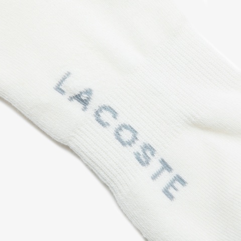 足底パイル ロゴ スニカー丈ソックス LGM0919 - ラコステ（LACOSTE