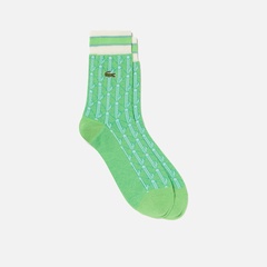 足底パイル ロゴ スニカー丈ソックス LGM0919 - ラコステ（LACOSTE