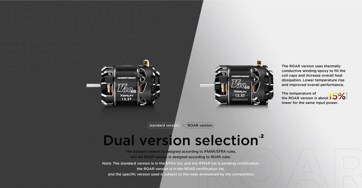 LiveRC - New Hobbywing G4R Stock Class Motors