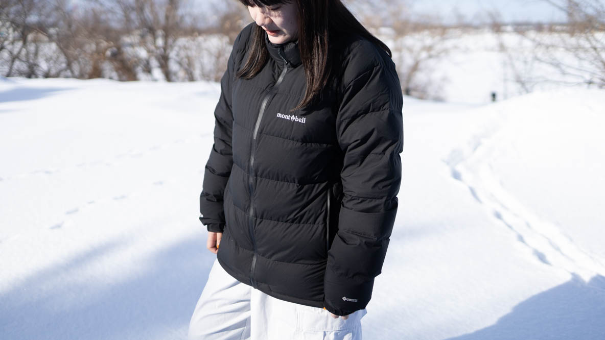 モンベル「パーマフロスト ライトダウン」なら冬の北海道も余裕でした