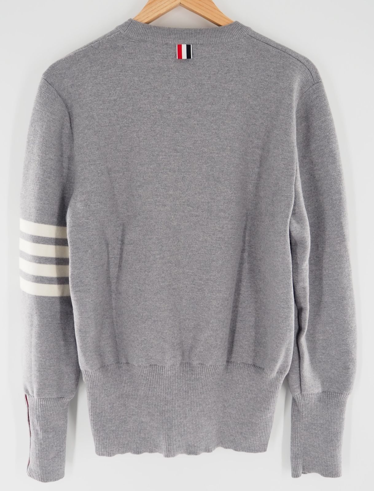 THOM BROWNE/トムブラウン 4bar ミラノステッチ クルーネックプル