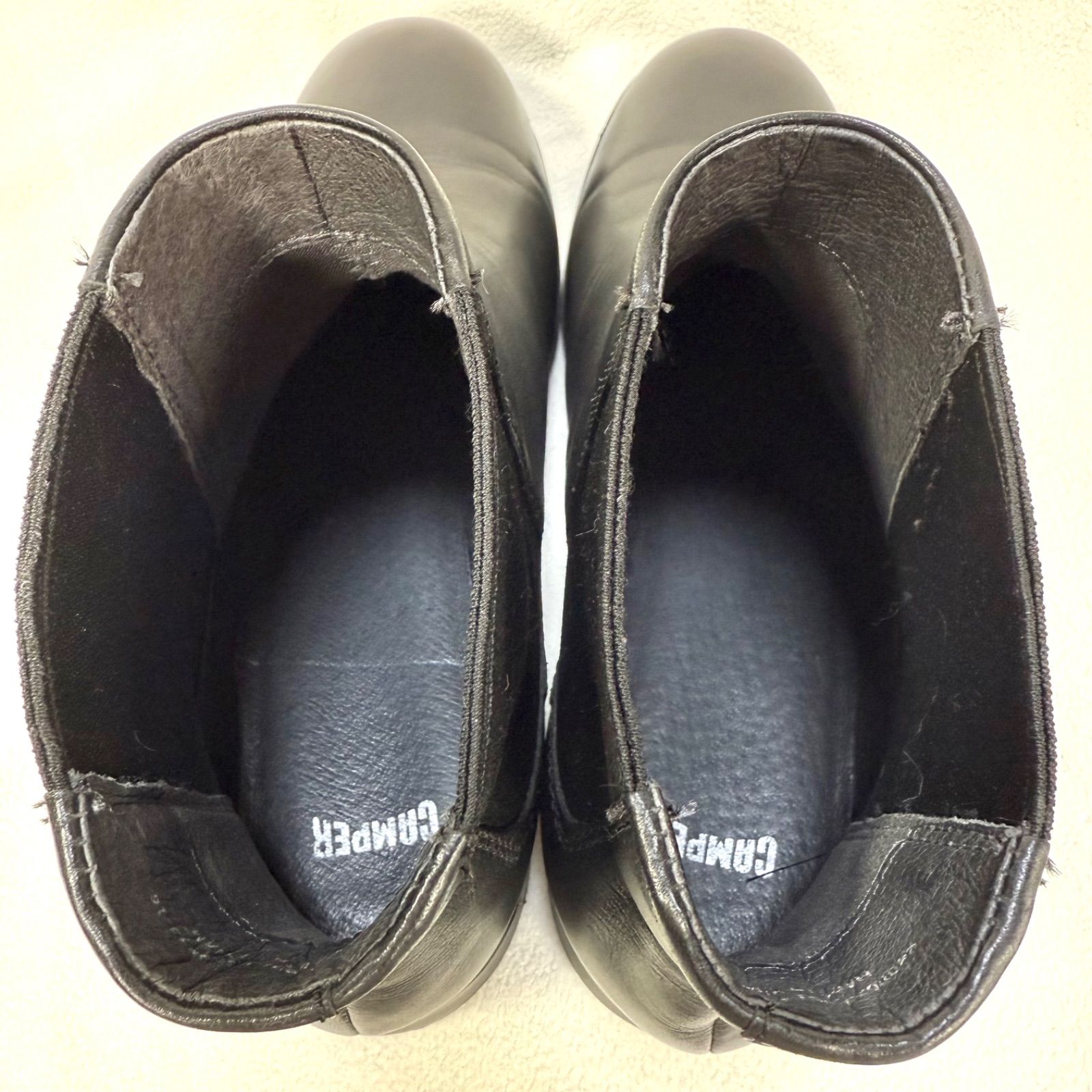 極美品✨カンペール サイドゴア ブーツ レザー ブラック 39 CAMPER