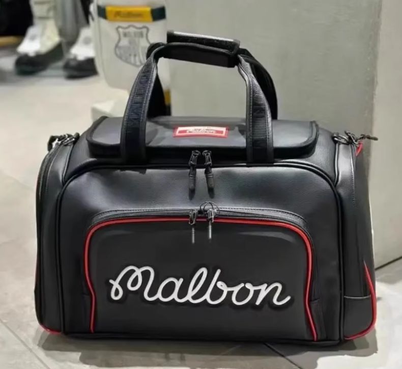 マルボンゴルフ Malbon Golf 新作 大容量ボストンバッグ✨ 高級感