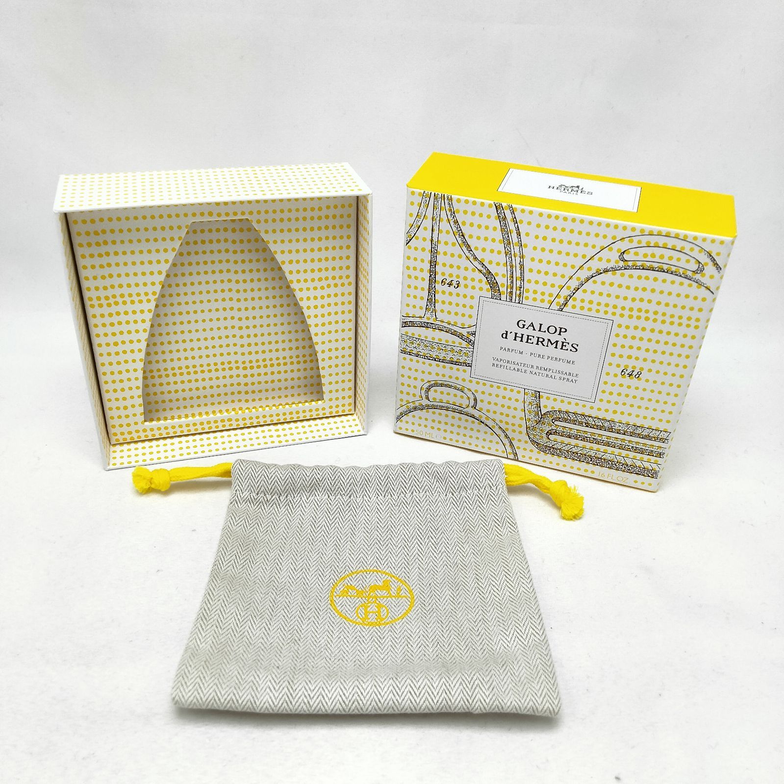 HERMES ギャロップ ドゥ エルメス ピュアパフューム 50ml 7割 HERMES