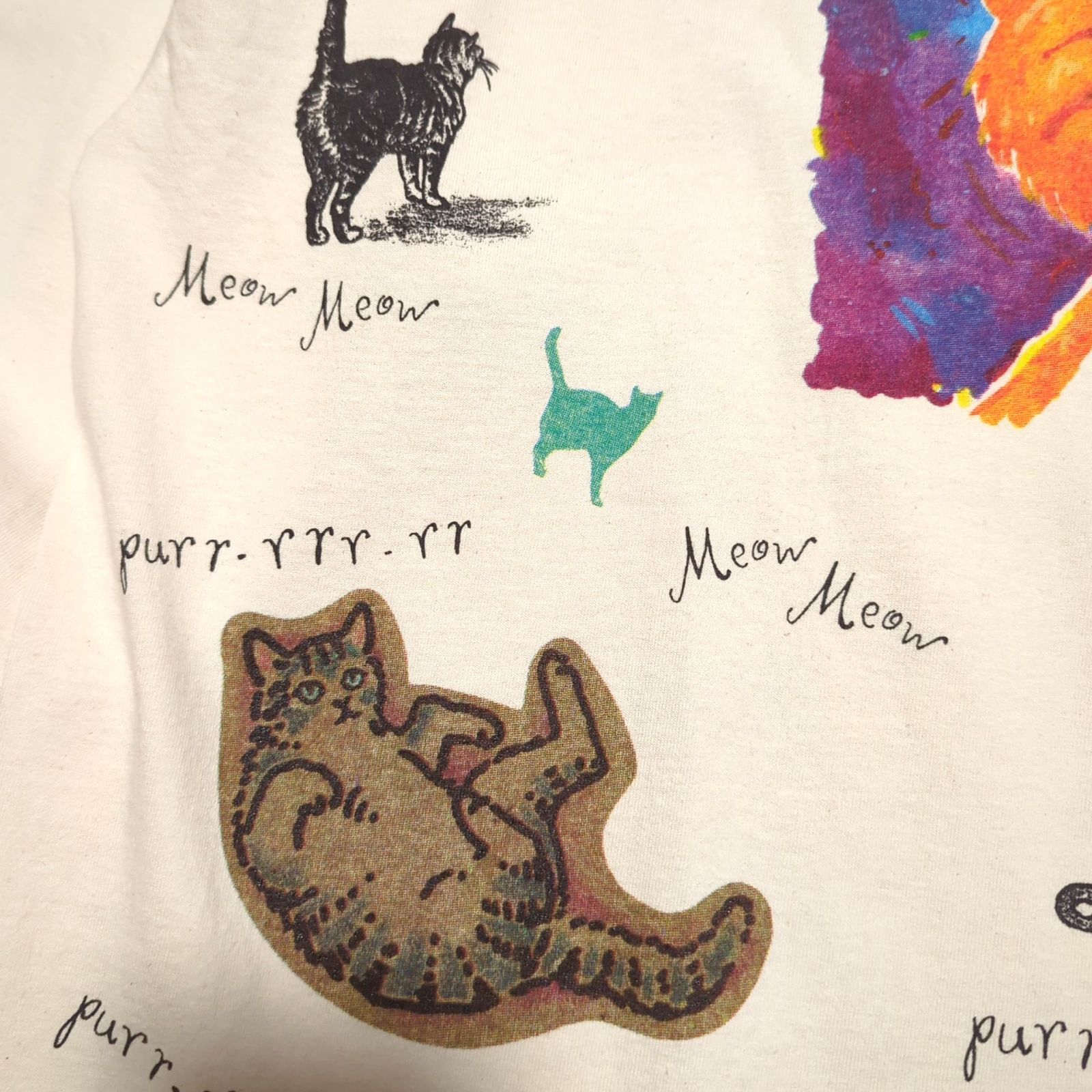 rel e vant products ねこ 猫 アニマル 動物 イラスト アート 90s USA