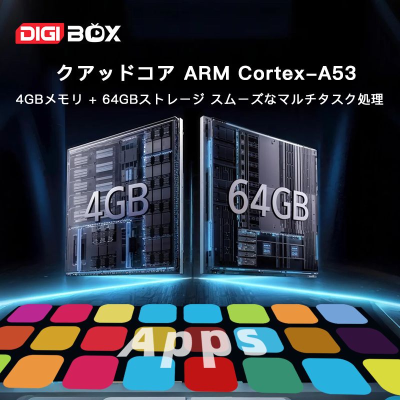 即時発送 DIGIBOX D6 MAX 8K対応 Wi-Fi6＋千兆LAN｜AI音声リモコン