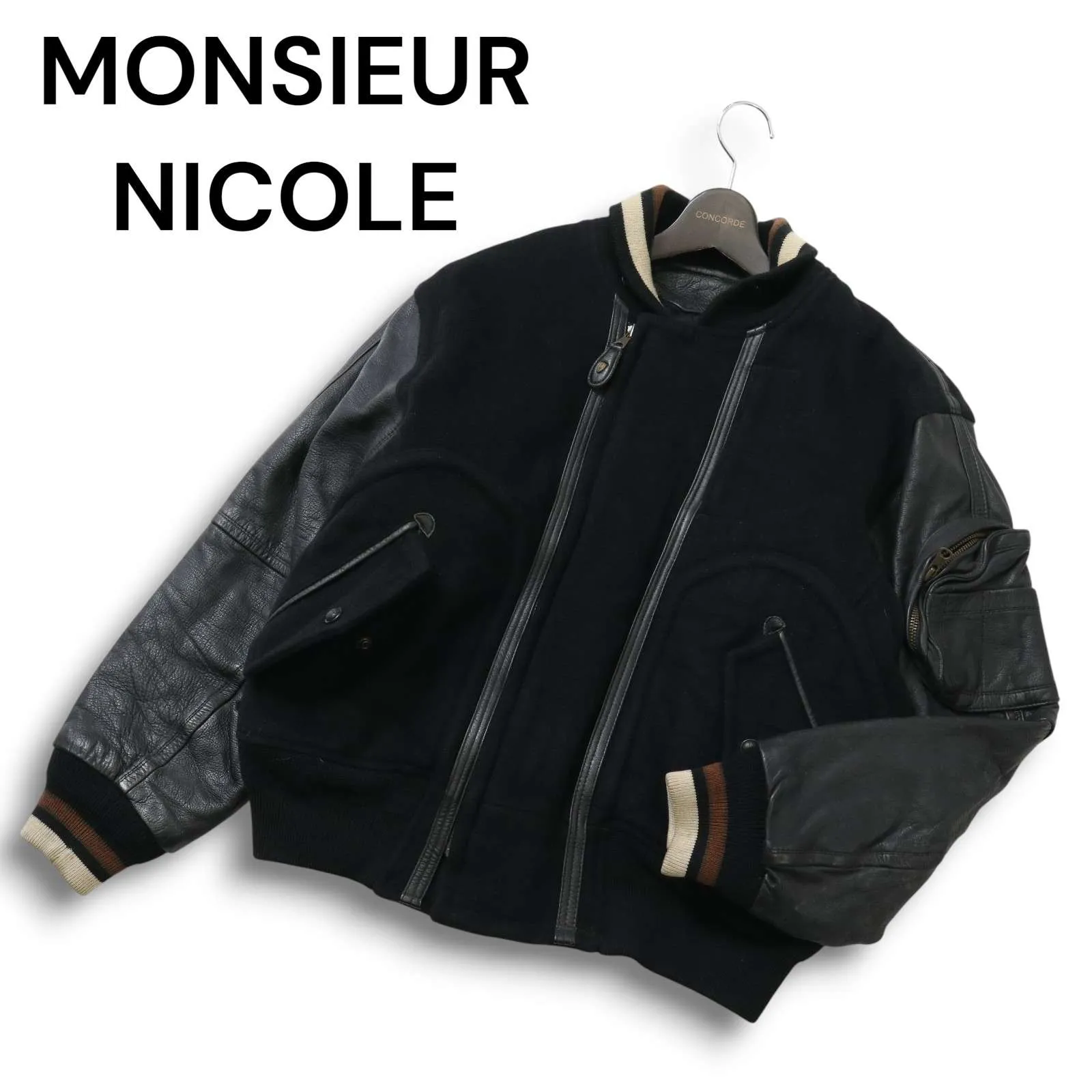 2026年最新】MONSIEUR NICOLE スタジャンの人気アイテム - メルカリ