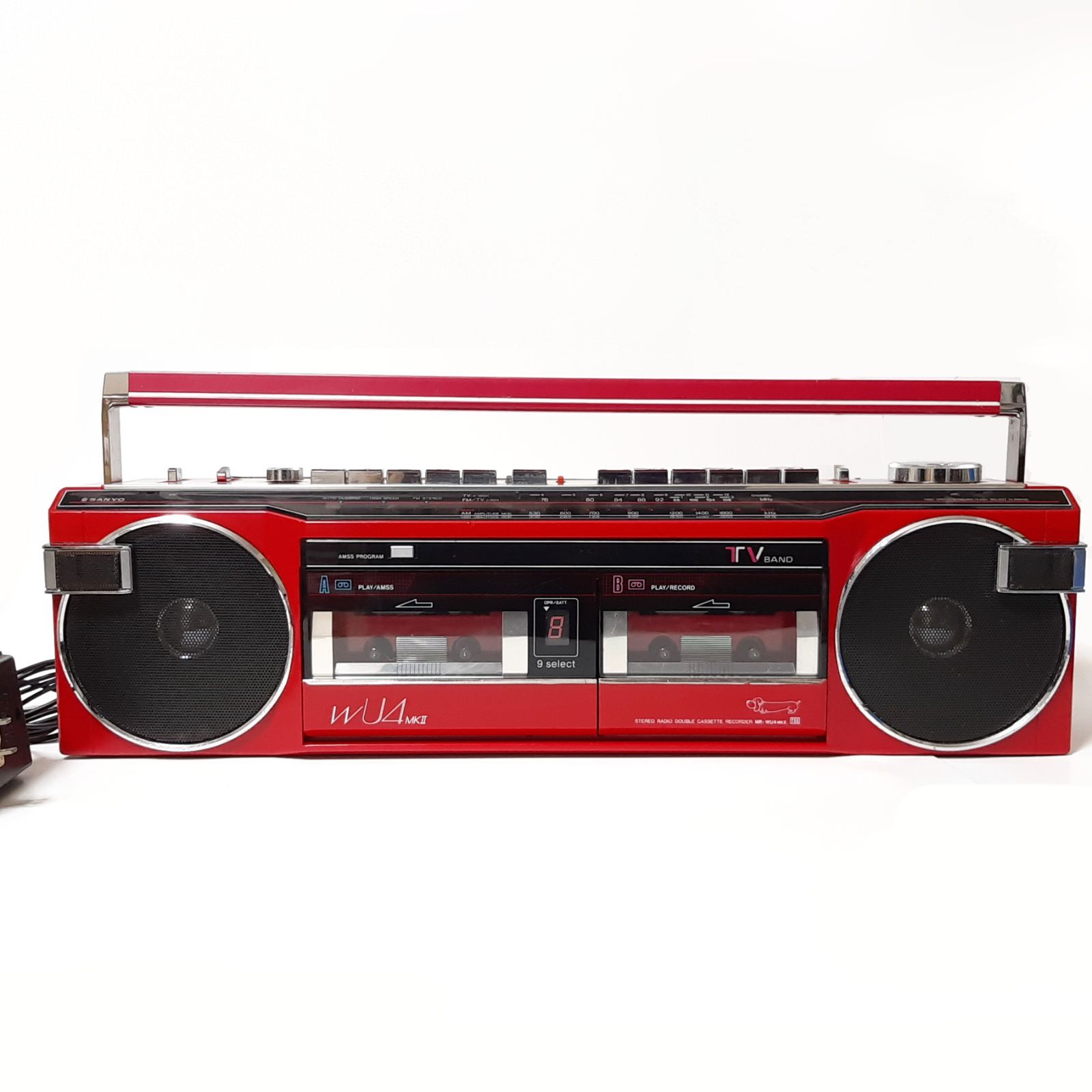 SANYO 三洋電機 MR-WU4MKⅡ(R) ダブルラジカセ ジャンク 80年代ラジオ