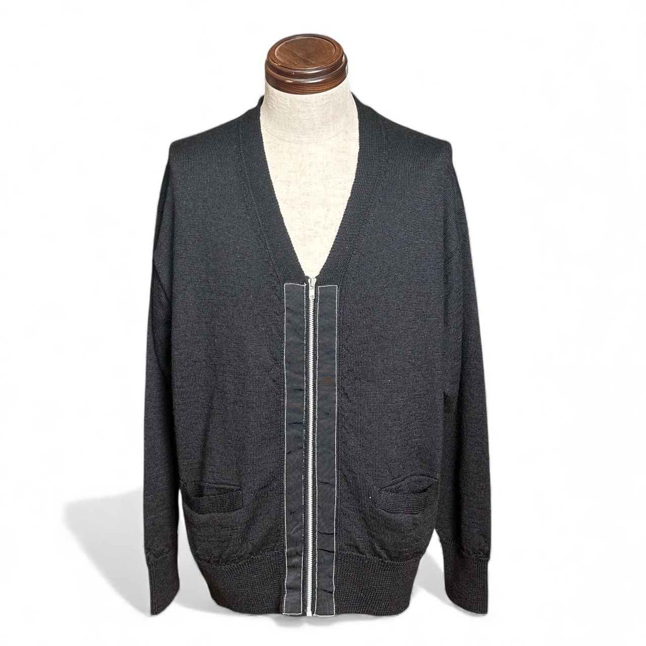 COMME des GARCONS HOMME AD2001 00s HD-N009 Zip up Knit Cardigan