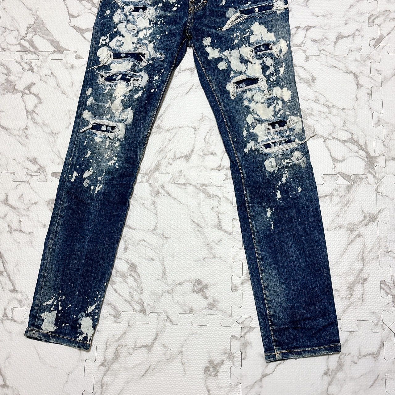 DSQUARED2 ディースクエアード 23SS スケータージーンズ 42 リペア