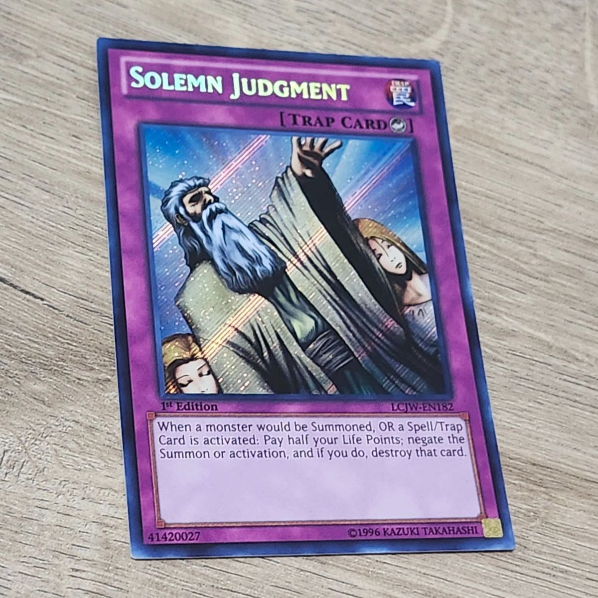 遊戯王 神光の宣告者 英語 レリーフ 1st 遊戯王 神光の宣告者 英語