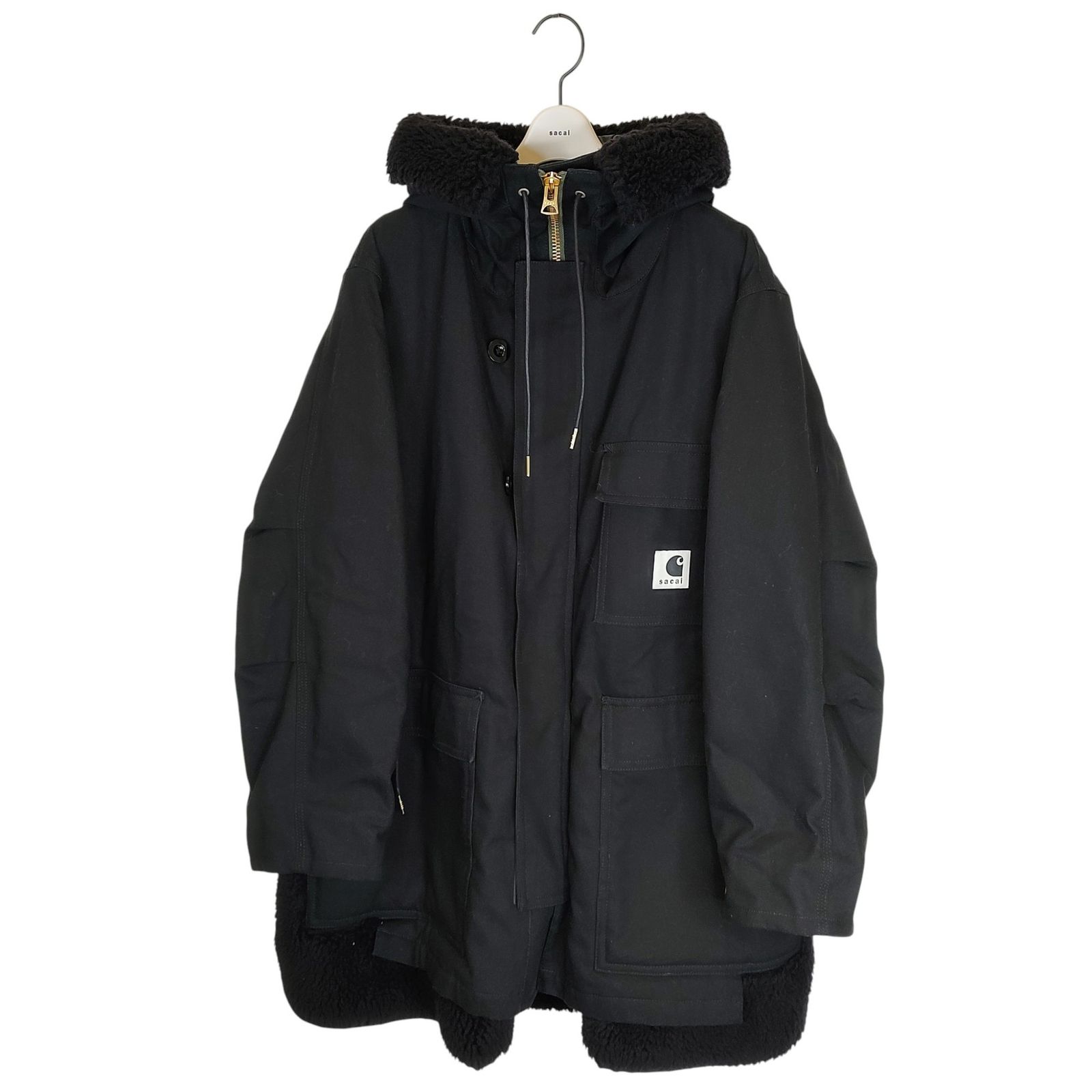 sacai サカイ x Carhartt WIP カーハート 23AW Canvas Parka Siberian