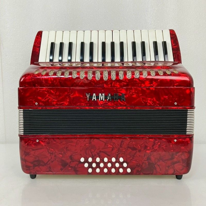 YAMAHA ヤマハ アコーディオン YA-18 25鍵盤 赤 8905 ケース付き