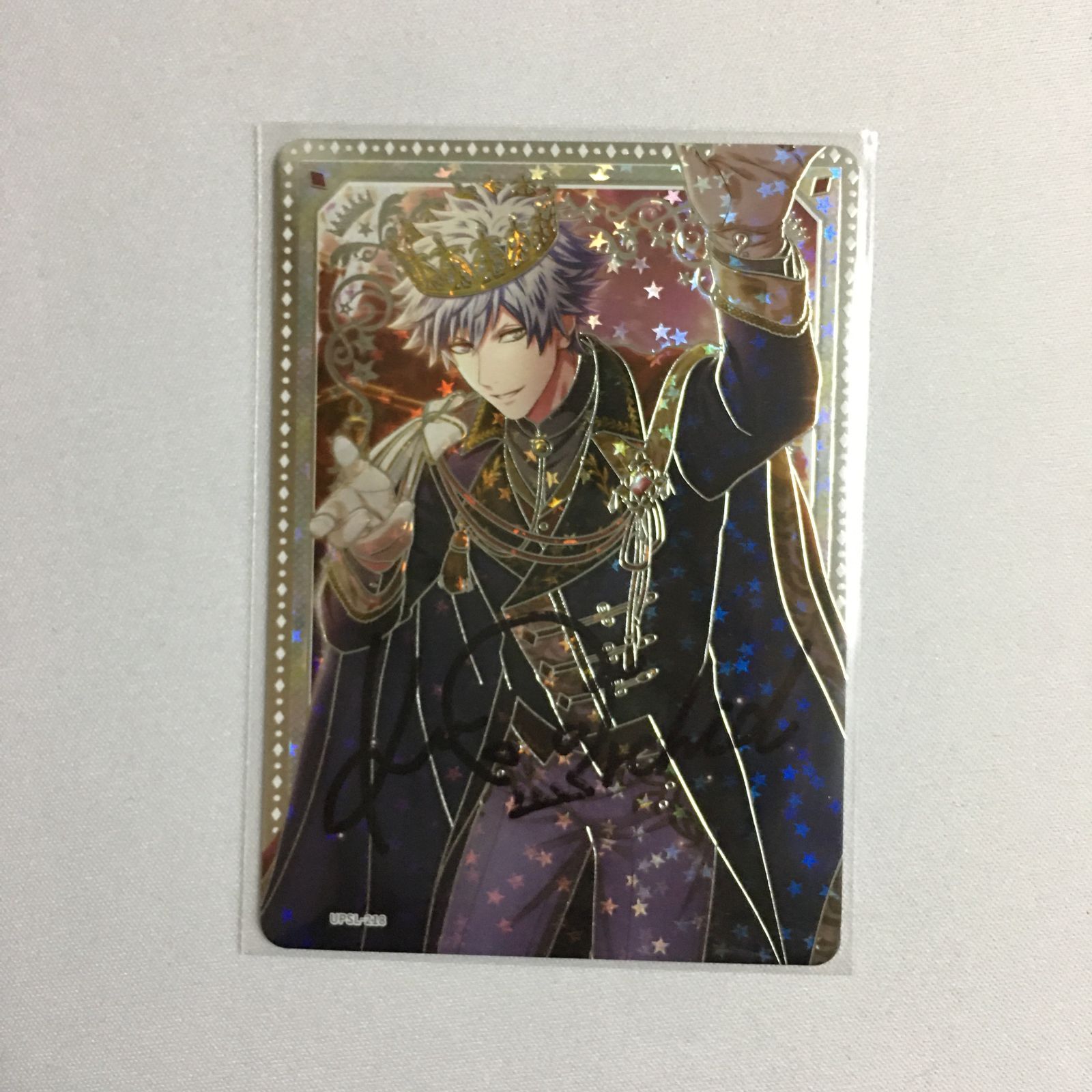 うたプリ SEC 黒崎蘭丸 直筆サイン ビジュアルコレクションカード