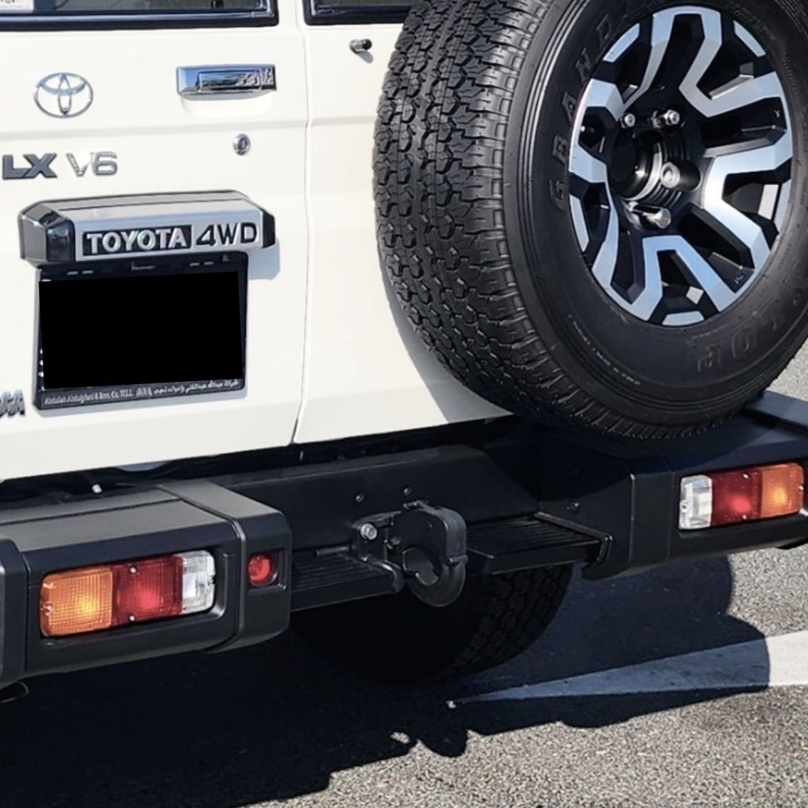 海外トヨタ純正品】ランクル 70 ピントル フック 牽引 リア ステップ