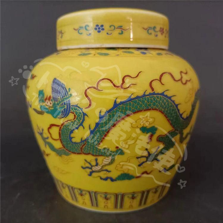 明成化手画斗彩鶏紋天字 缶茶壺 景徳鎮 陶磁器