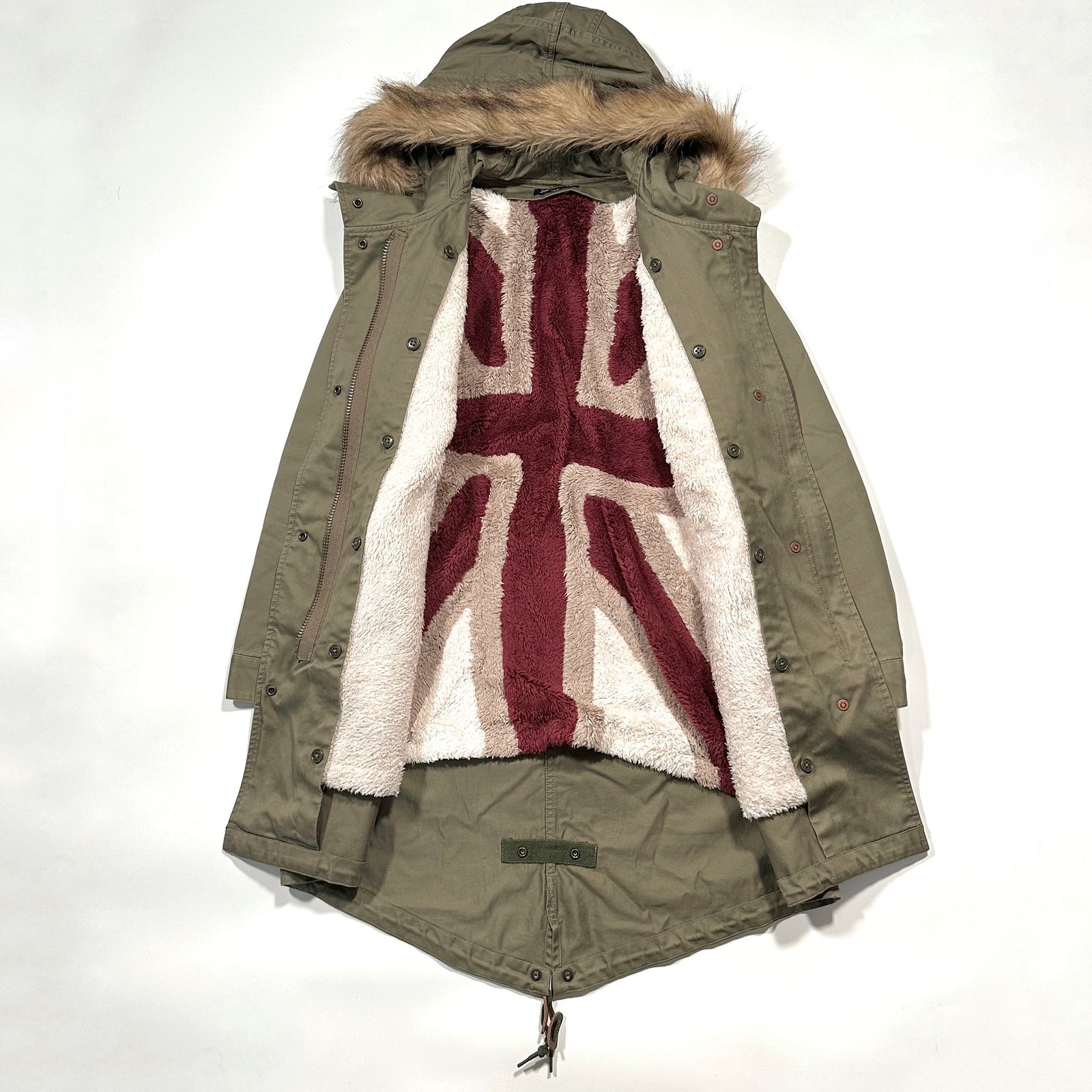 FRED PERRY フレッドペリー モッズコート ミリタリーコート F6193