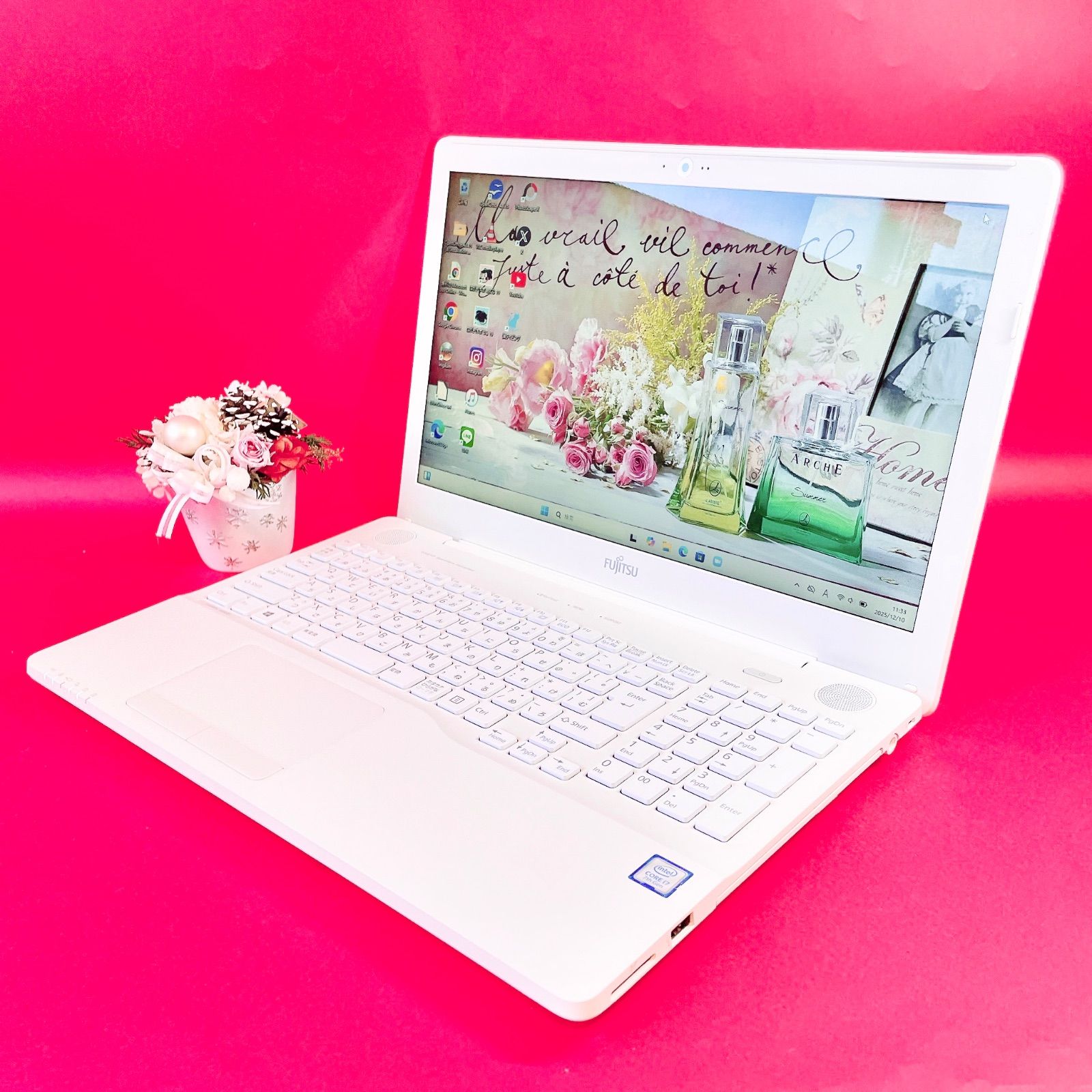 たっぷり大容量1TB❣️Corei7✨️1TB✨️薄型ノートパソコン おしゃれ