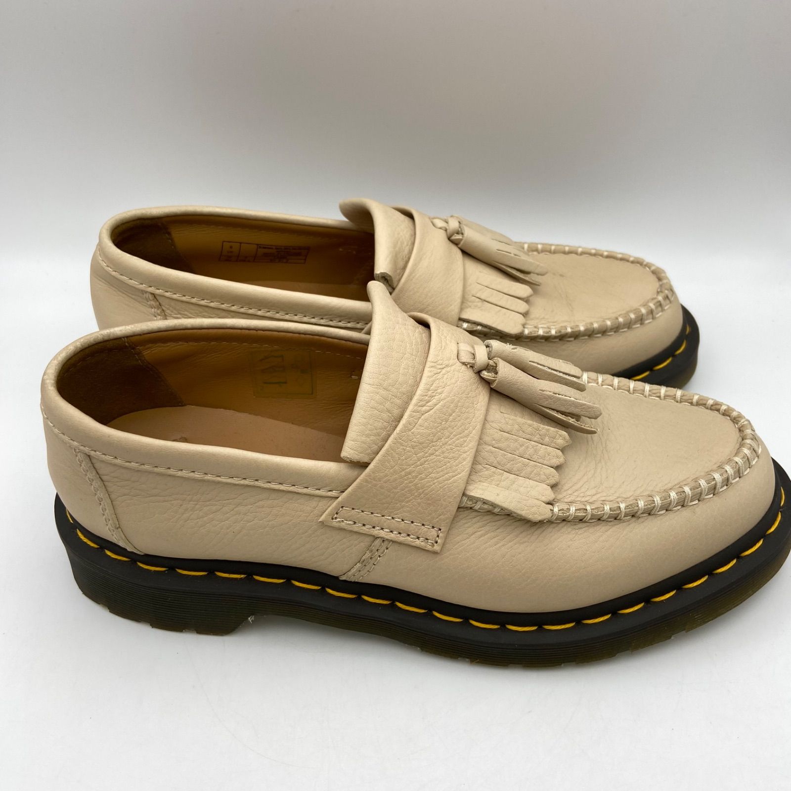 Dr. Martens クリーム色 ローファー UK6 Dr.Martens ドクターマーチン