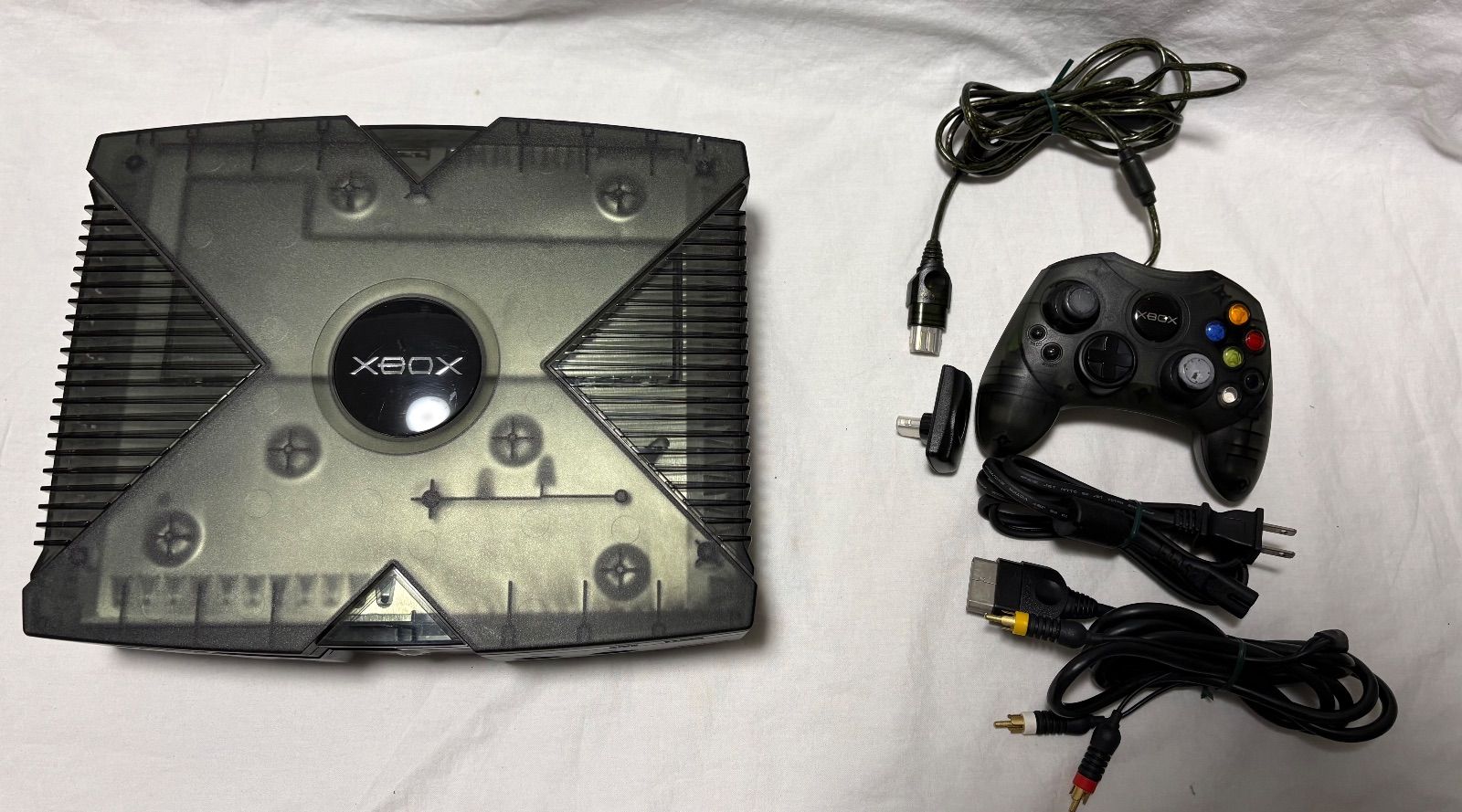 ジャンク XBOX 初代 Special Edition クリアブラック スケルトン 本体