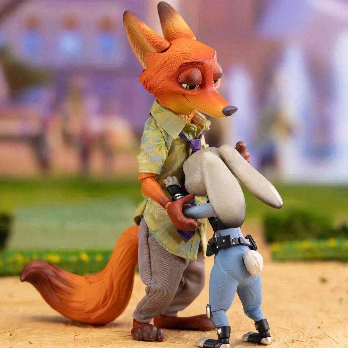 レア 海外限定 POPMART × 共鳴GONG ディズニー ズートピア アクション