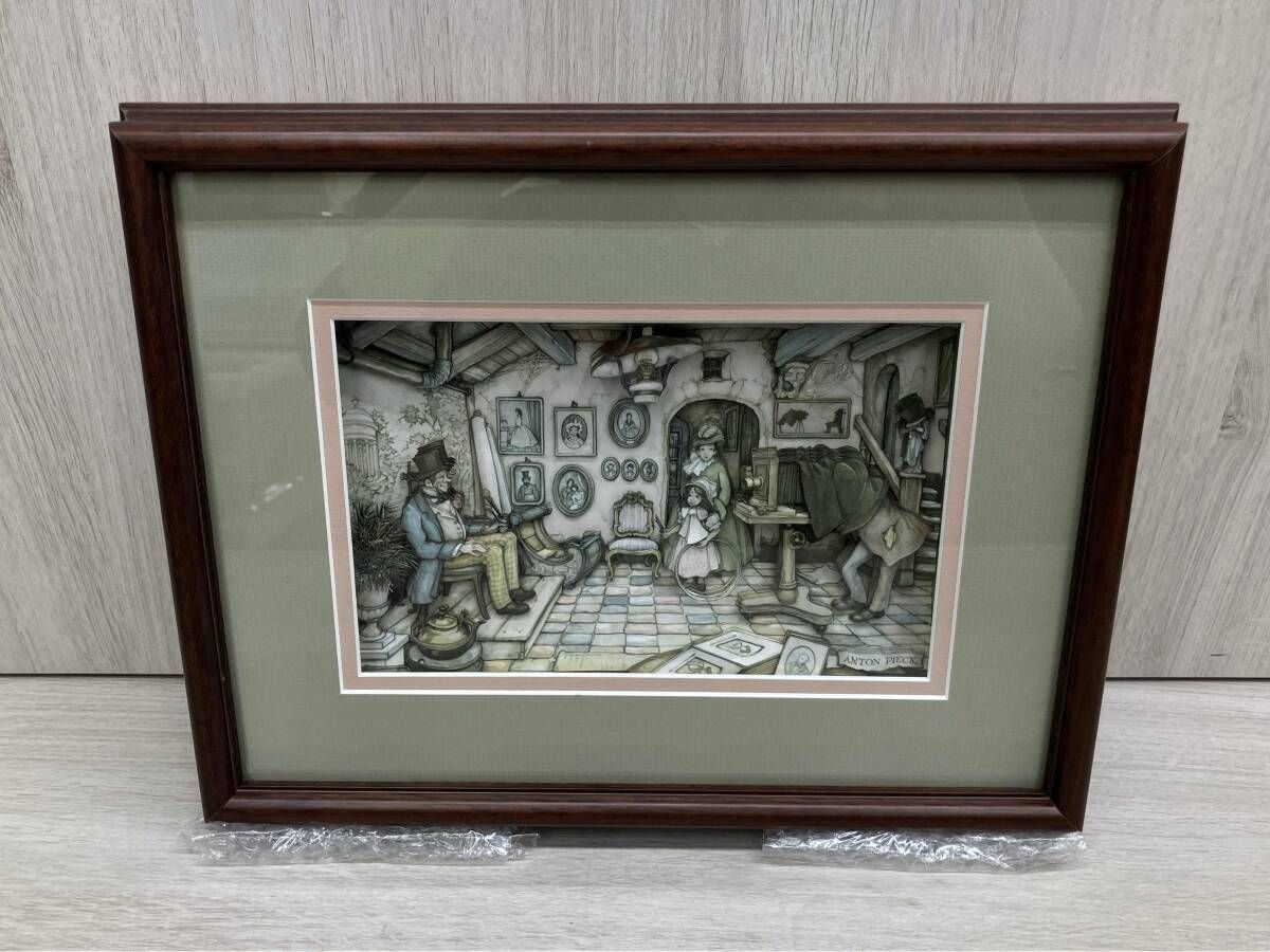 アンティーク シャドウボックス アントン ピック 8点セット