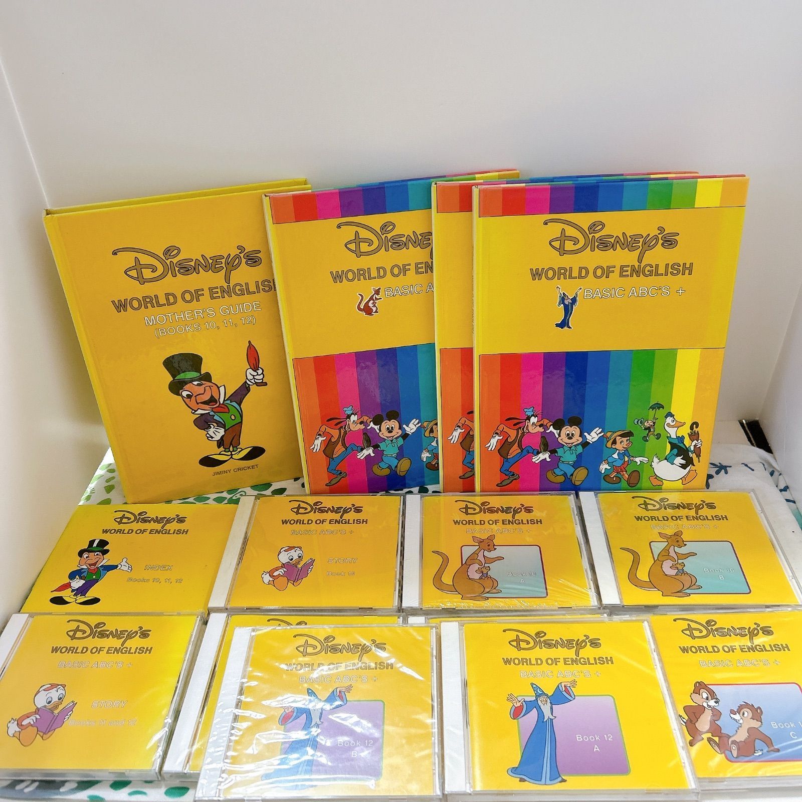 DWE Disney's World of English Basic ABC's＋ Book 4 5 6 10 11 12