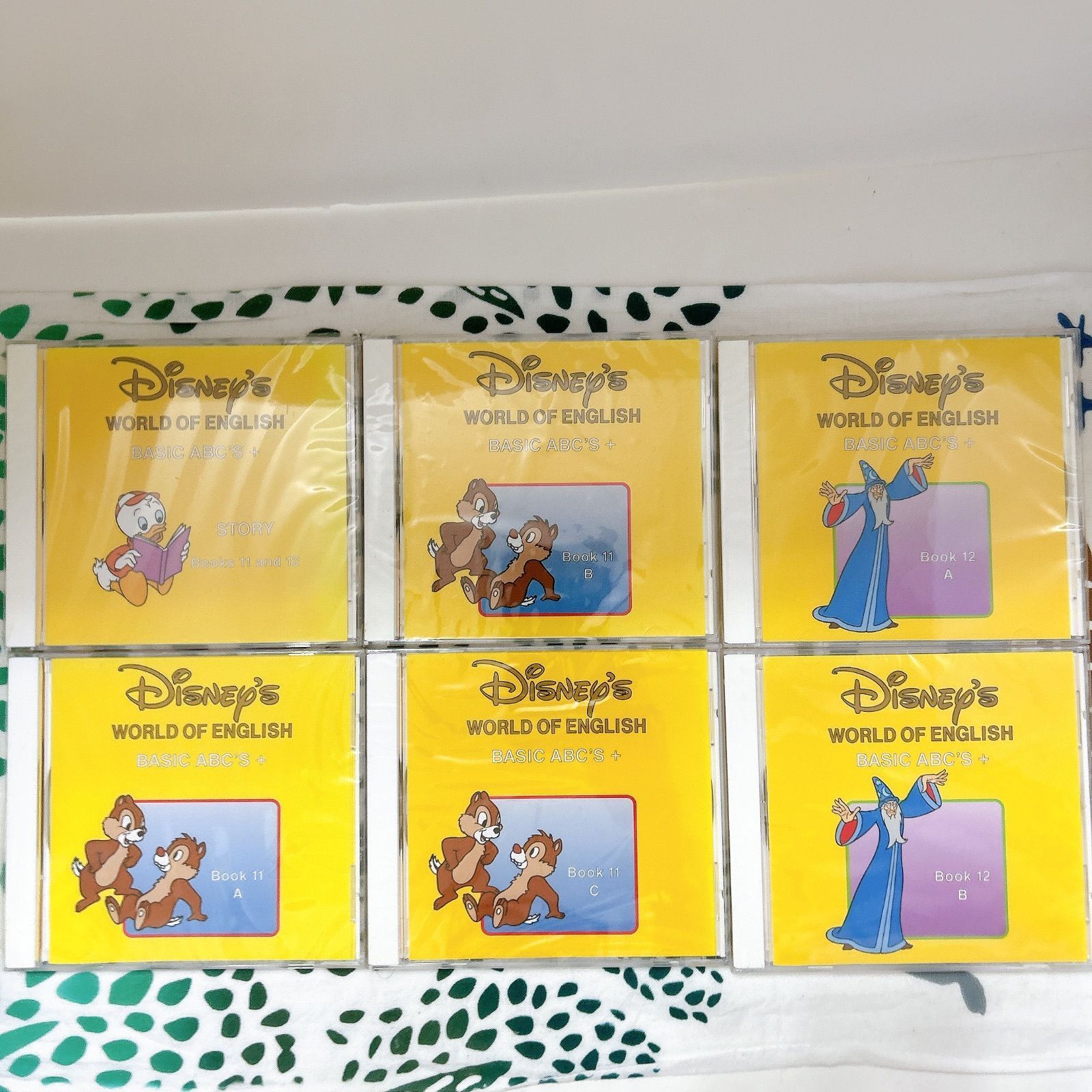 DWE Disney's World of English Basic ABC's＋ Book 4 5 6 10 11 12