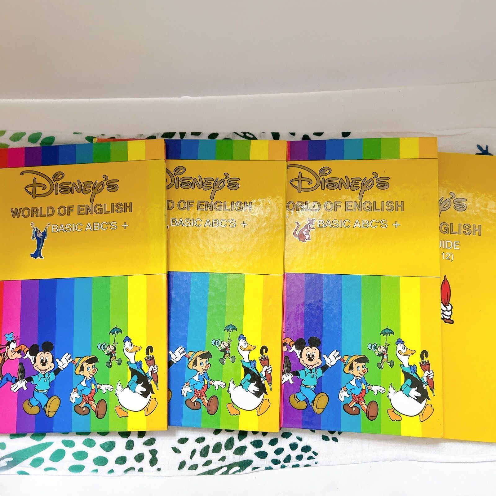 DWE Disney's World of English Basic ABC's＋ Book 4 5 6 10 11 12