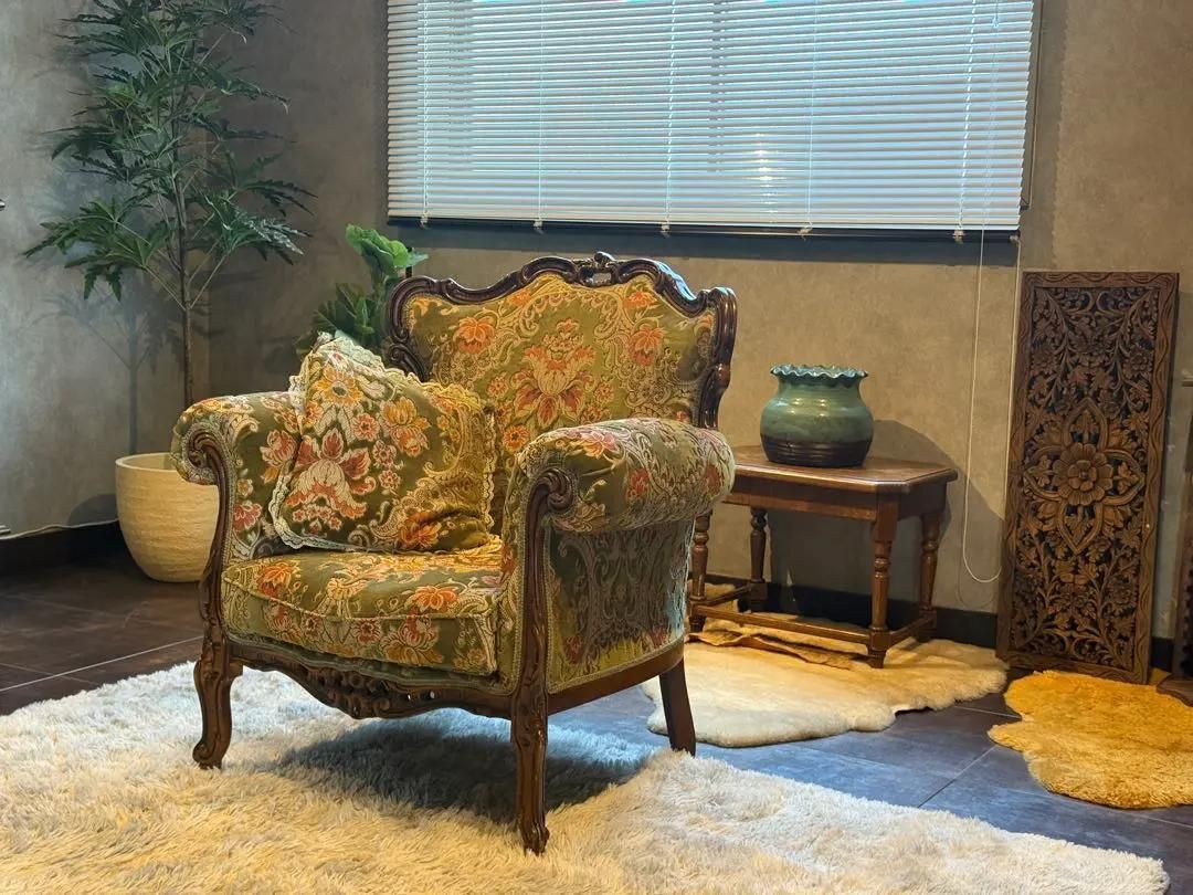 金華山織 クラシック クラシカル アームソファ 猫脚 ヨーロピアン GZ