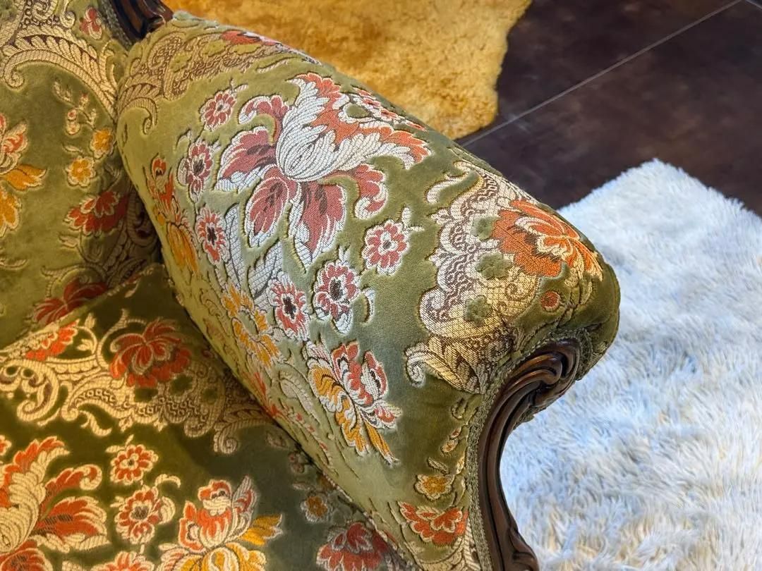 金華山織 クラシック クラシカル アームソファ 猫脚 ヨーロピアン GZ