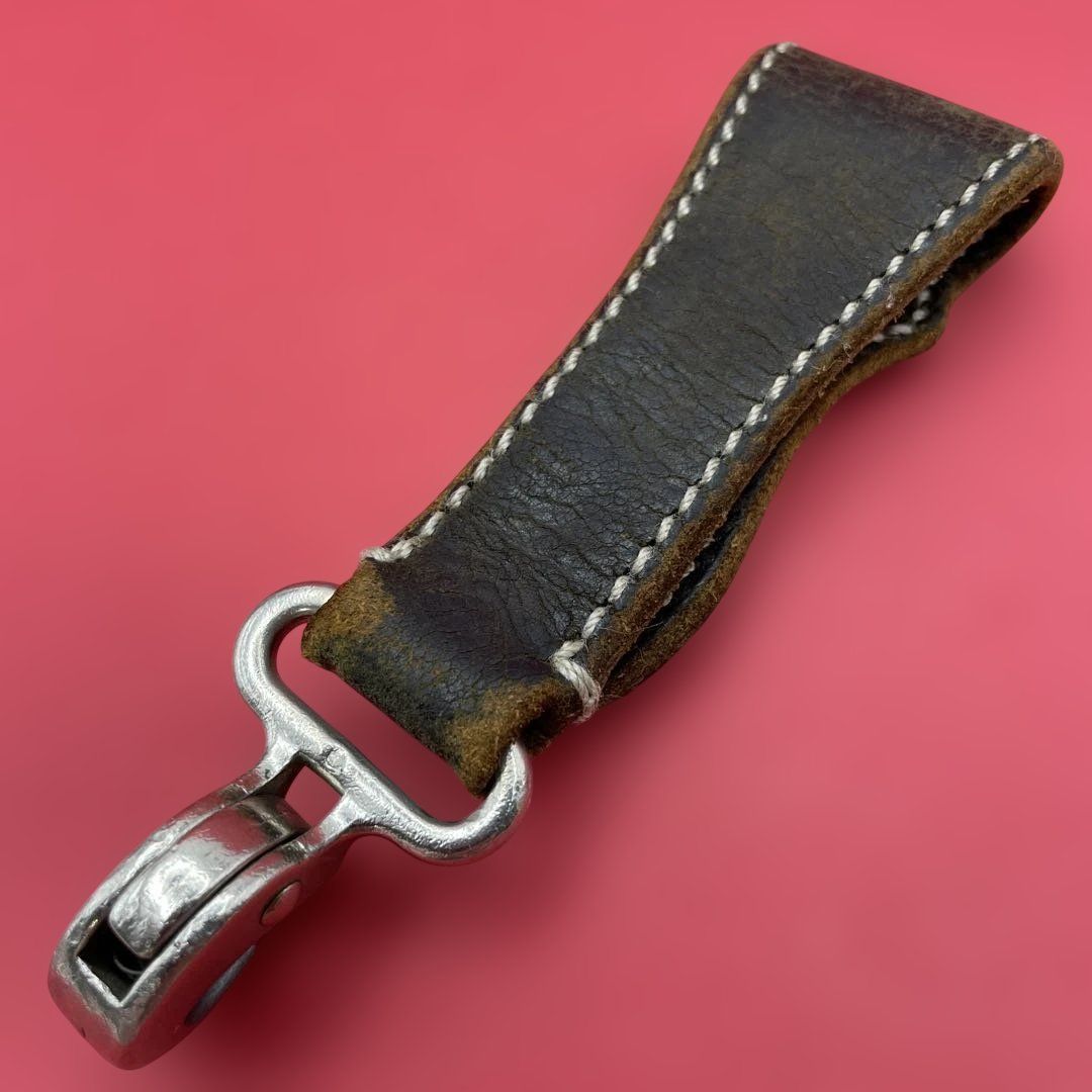 THE FLAT HEAD ベルトループキーホルダー SILVER925コンチョ 本革