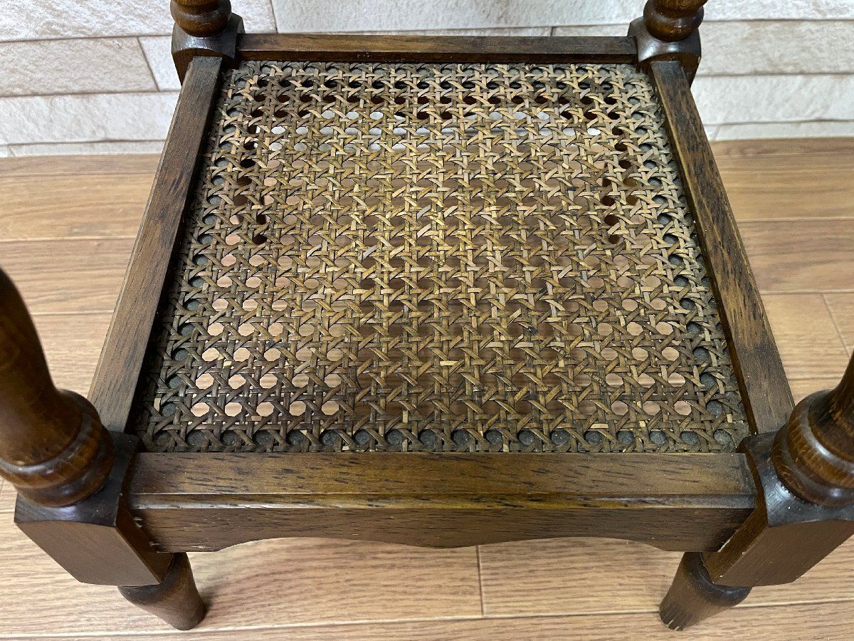 □カリモク karimoku コロニアルシリーズ サイドテーブル ラタン 電話