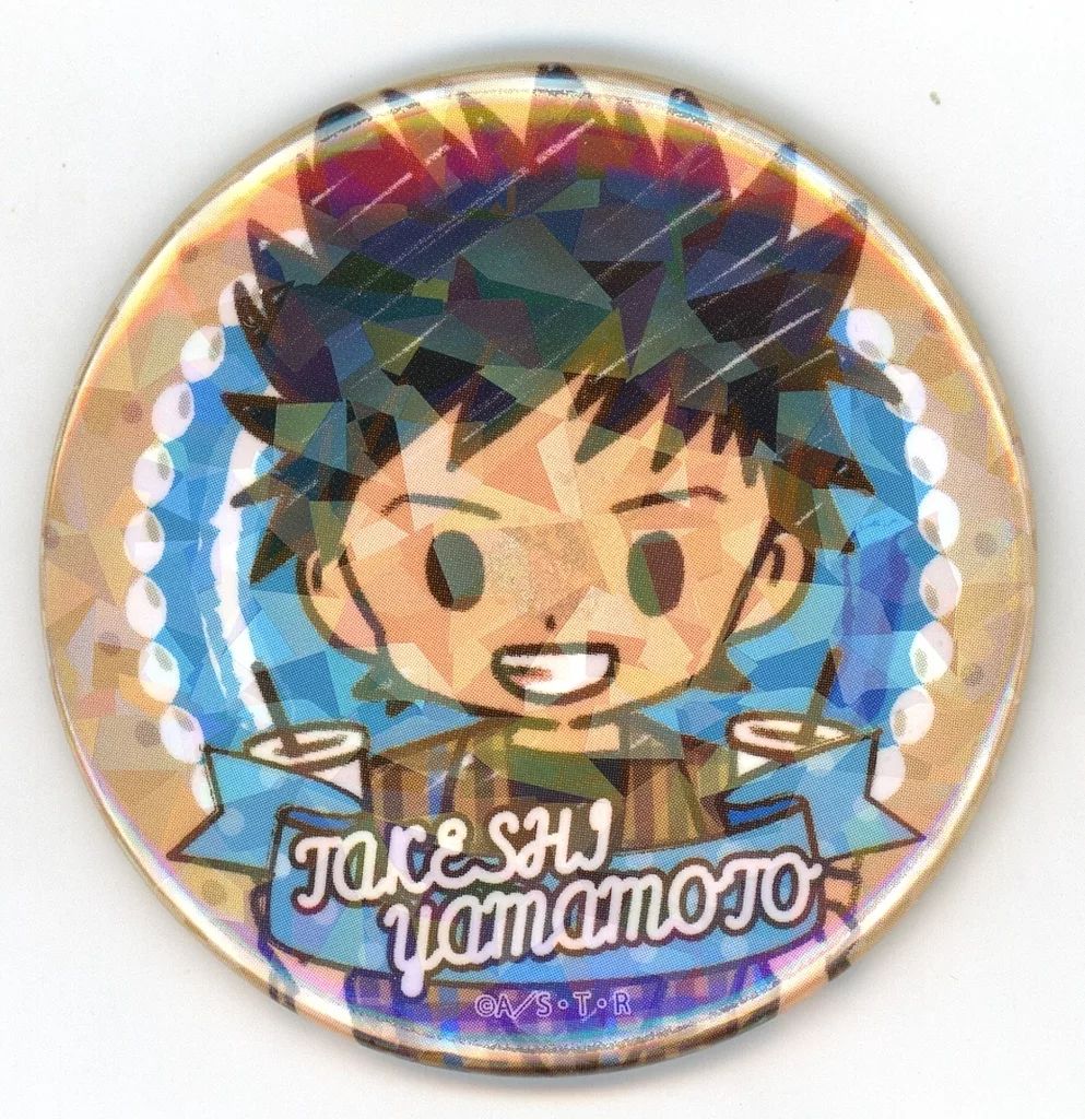 リボーン 山本武 ホログラム缶バッジ その2 J-WORLD リボーン 山本武