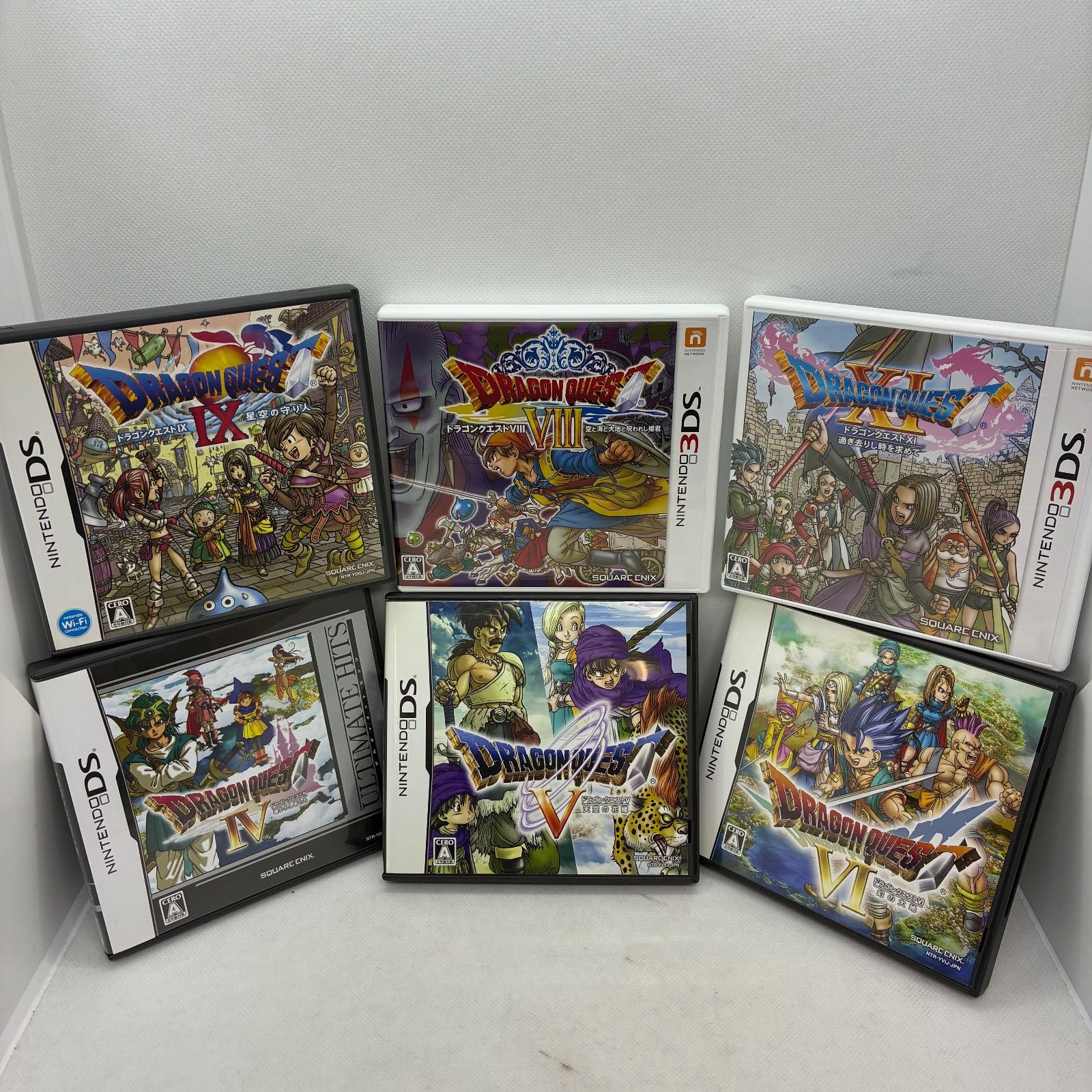 ソフト単品】ドラゴンクエスト 3DS＆DSソフト 6点セット 動作確認済み