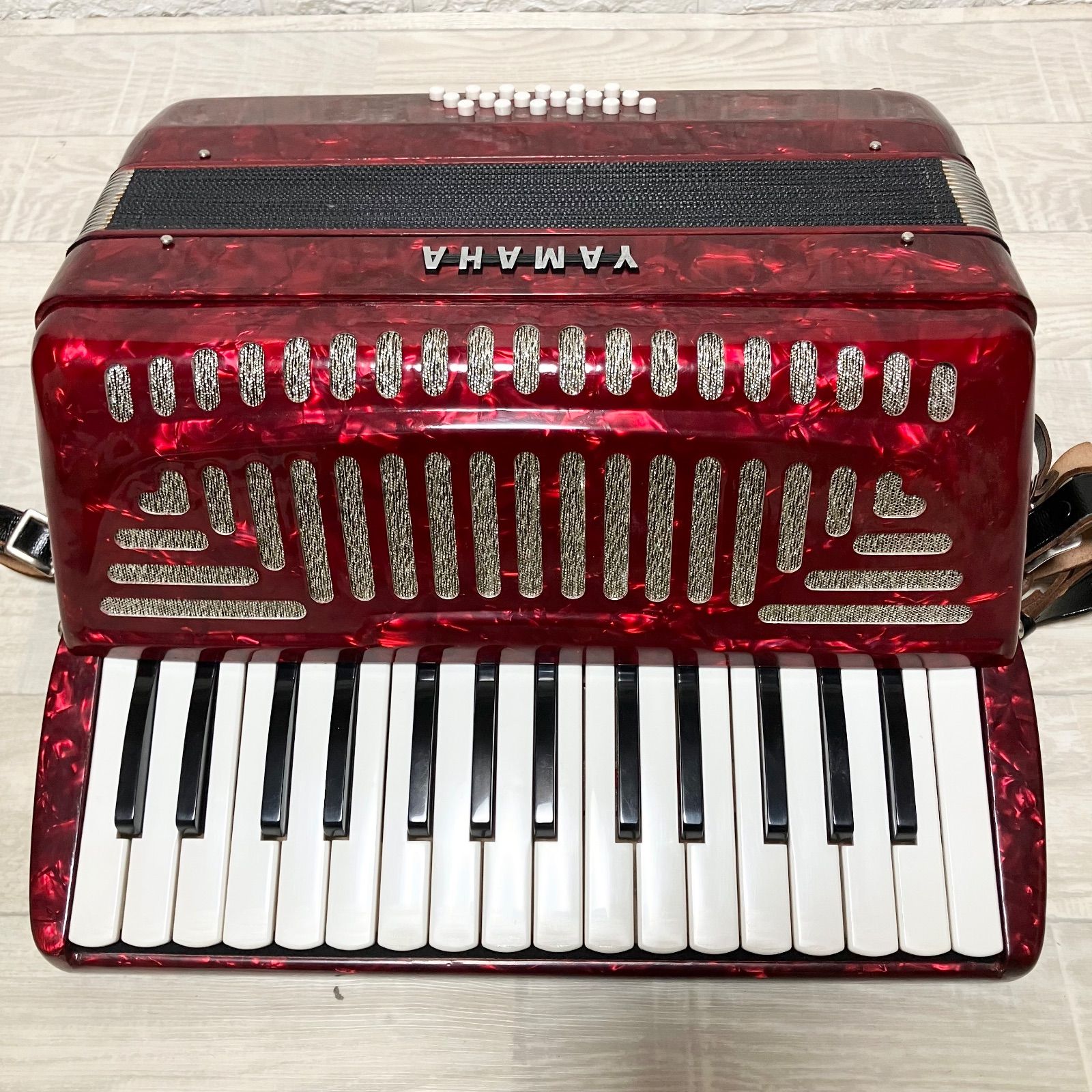 昭和レトロ】YAMAHA アコーディオン 32鍵盤21ベース アンティーク
