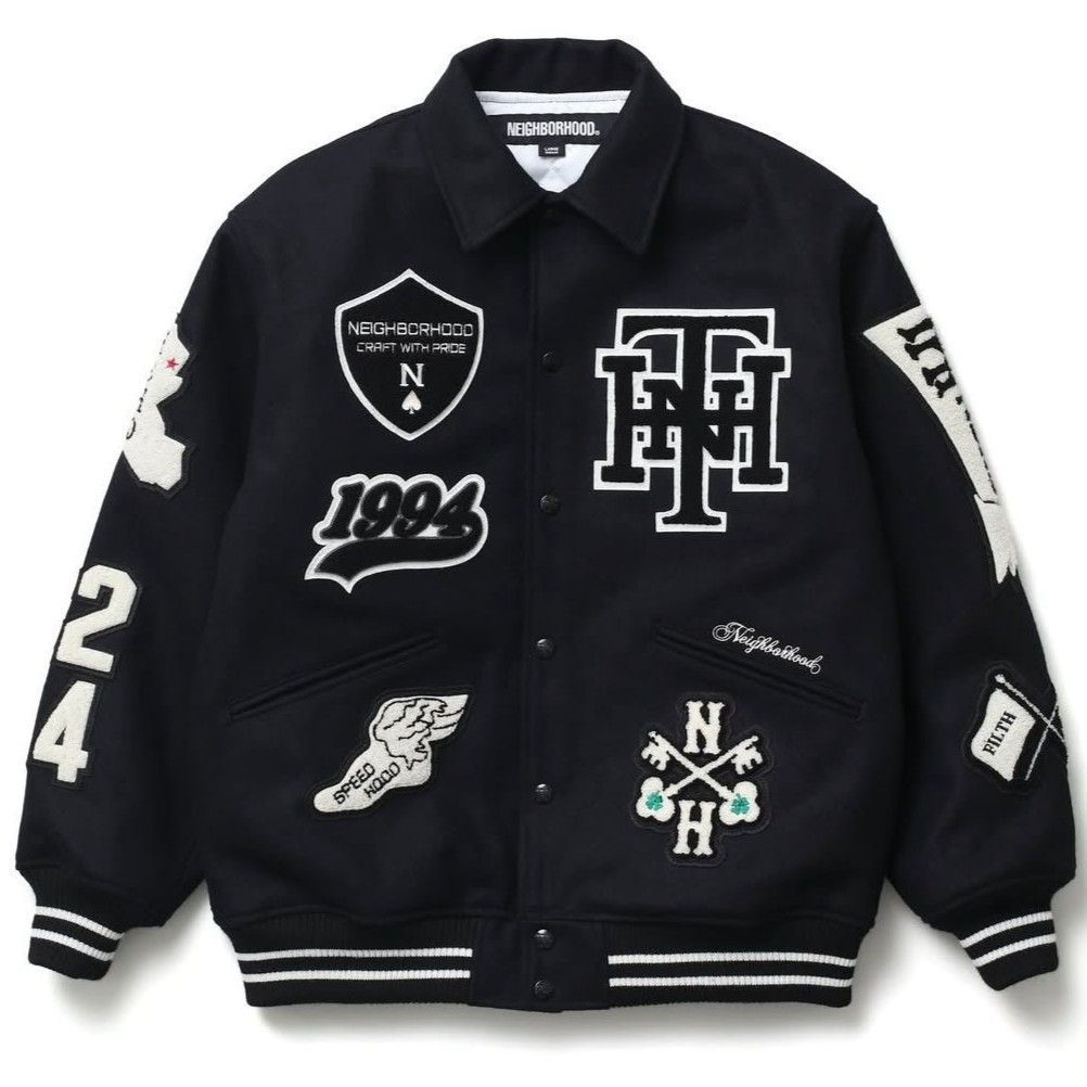 NEIGHBORHOOD｜ネイバーフッド STADIUM JACKET オールメルトン