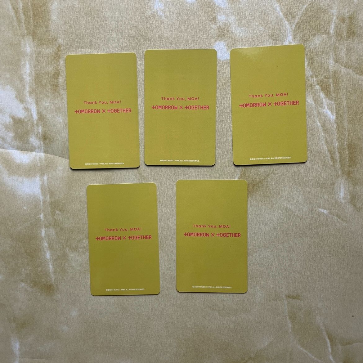 TXT 2025 会報誌 アンケート 当選 FC特典 トレカ 5枚 TXT 2025