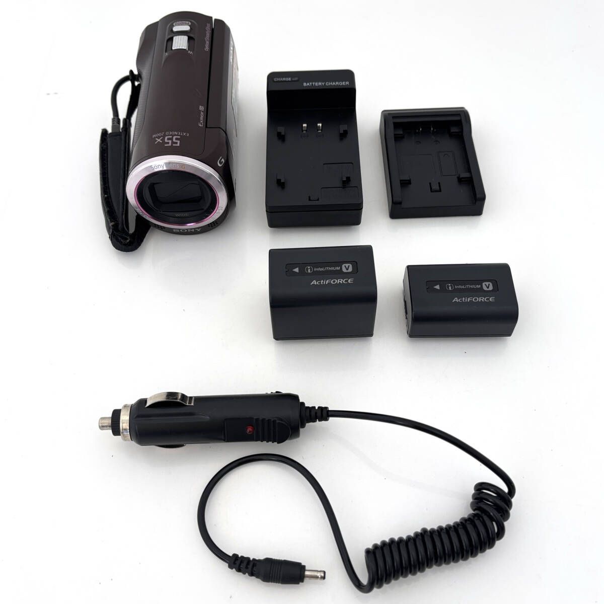 SONY HDR-CX535 ボルドーブラウン バッテリー2個付き SONY HDR-CX535