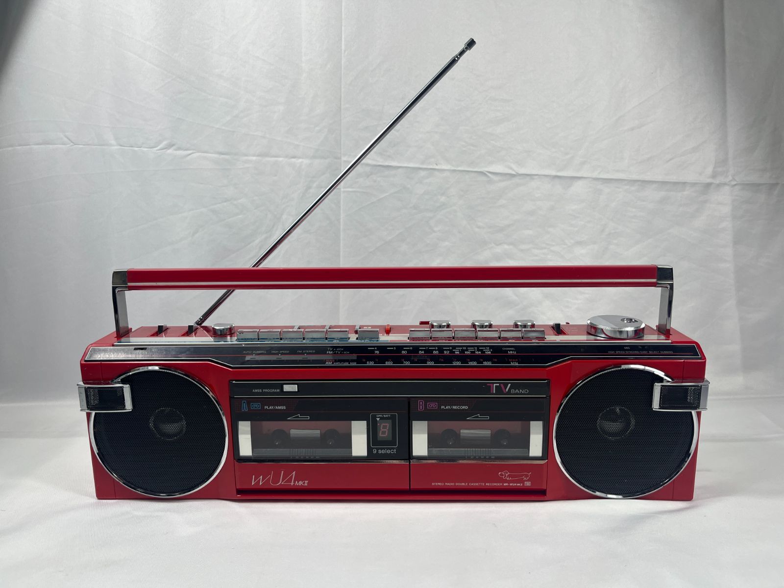 ジャンク品 三洋電機 SANYO サンヨー STEREO RADIO DOUBLE CASSETTE
