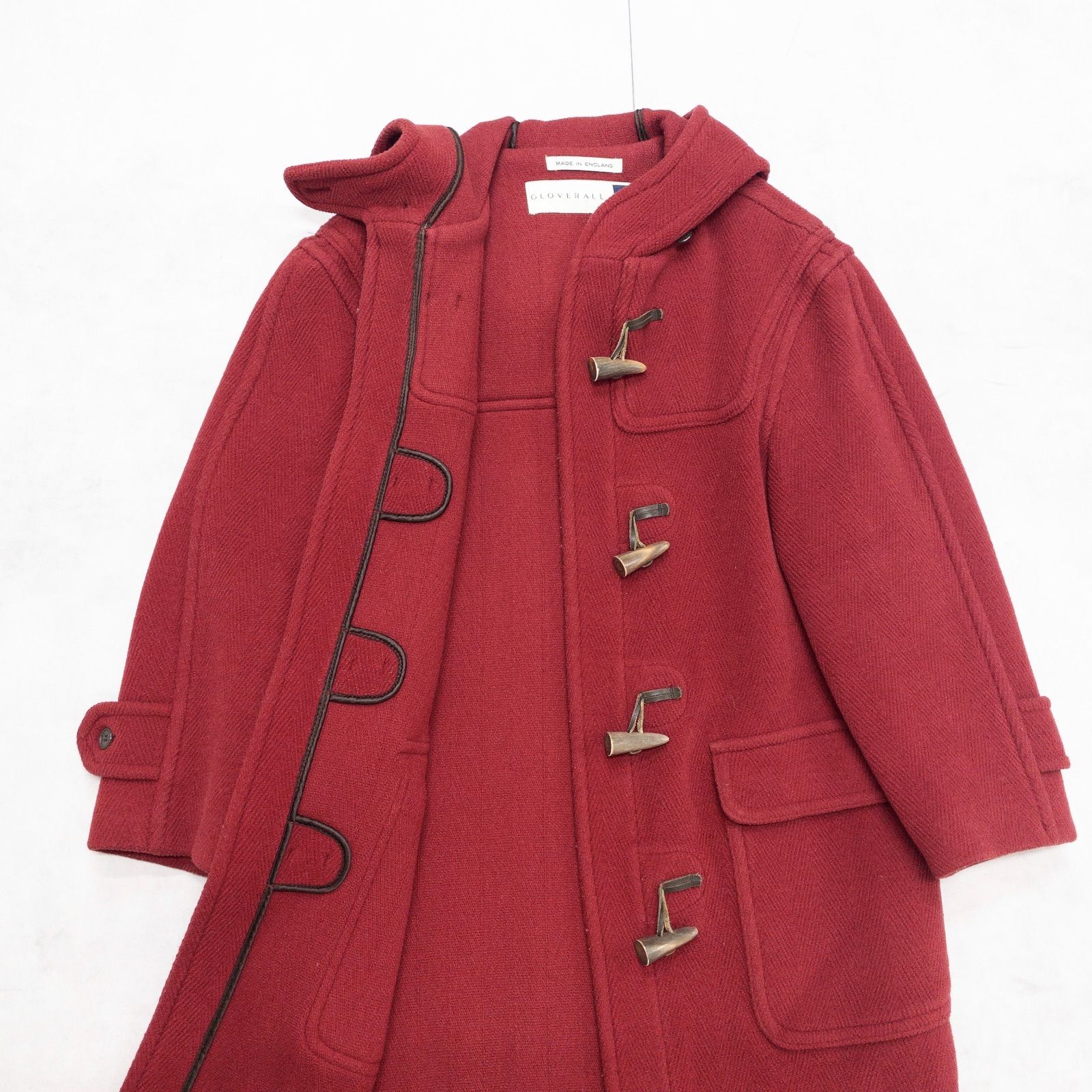 Gloverall グローバーオール ダッフルコート ヘリンボーン ロング