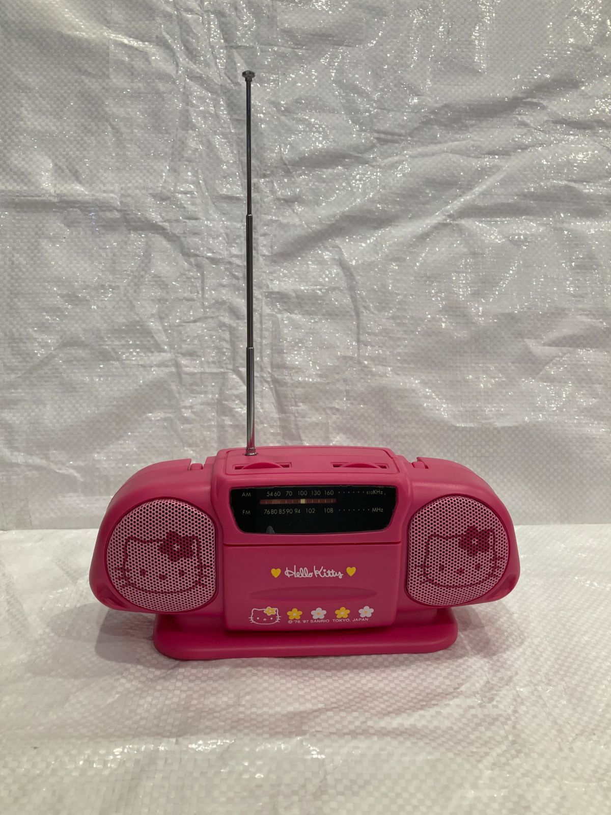 ハローキティ FM／AMポータブルラジオ ハローキティ FM／AMポータブル